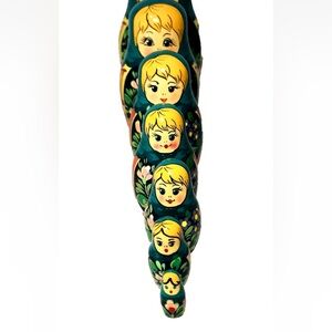 Hand-Painted Matryoshka Nesting Dolls Set - Traditional Russian Style